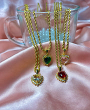 Load image into Gallery viewer, Crystal Heart Necklace