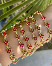 Load image into Gallery viewer, Crystal Clover Bracelet
