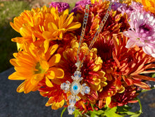 Load image into Gallery viewer, Marble Crystal Cross
