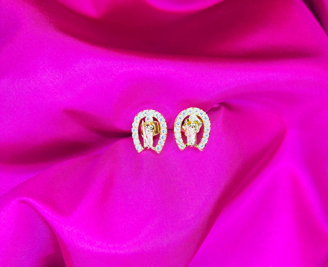 San Judas Horseshoe Studs