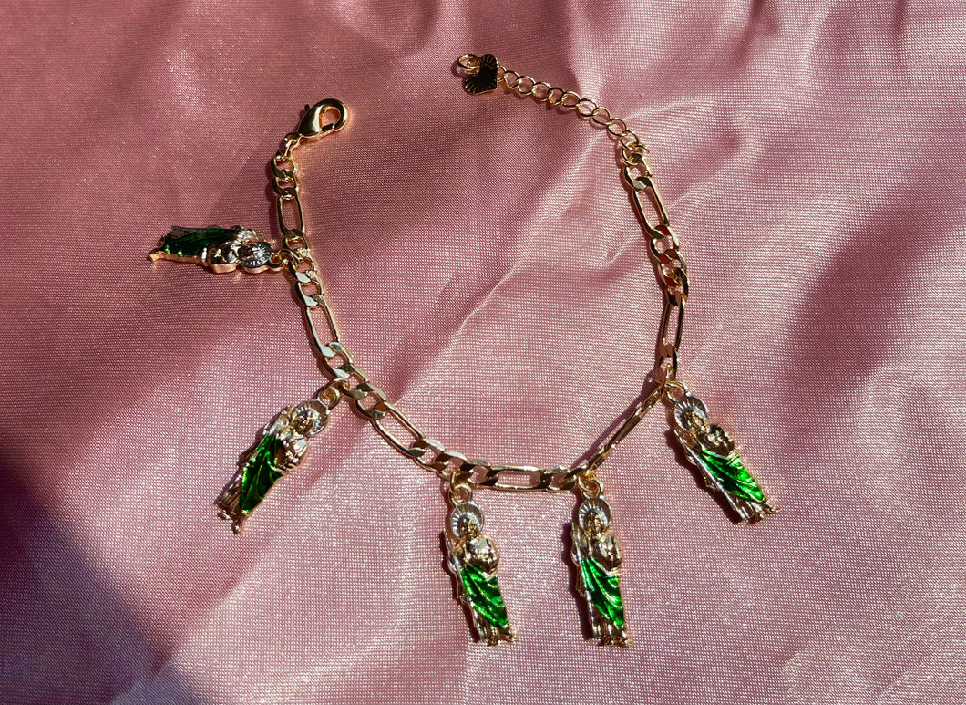 San Judas Charm Bracelet
