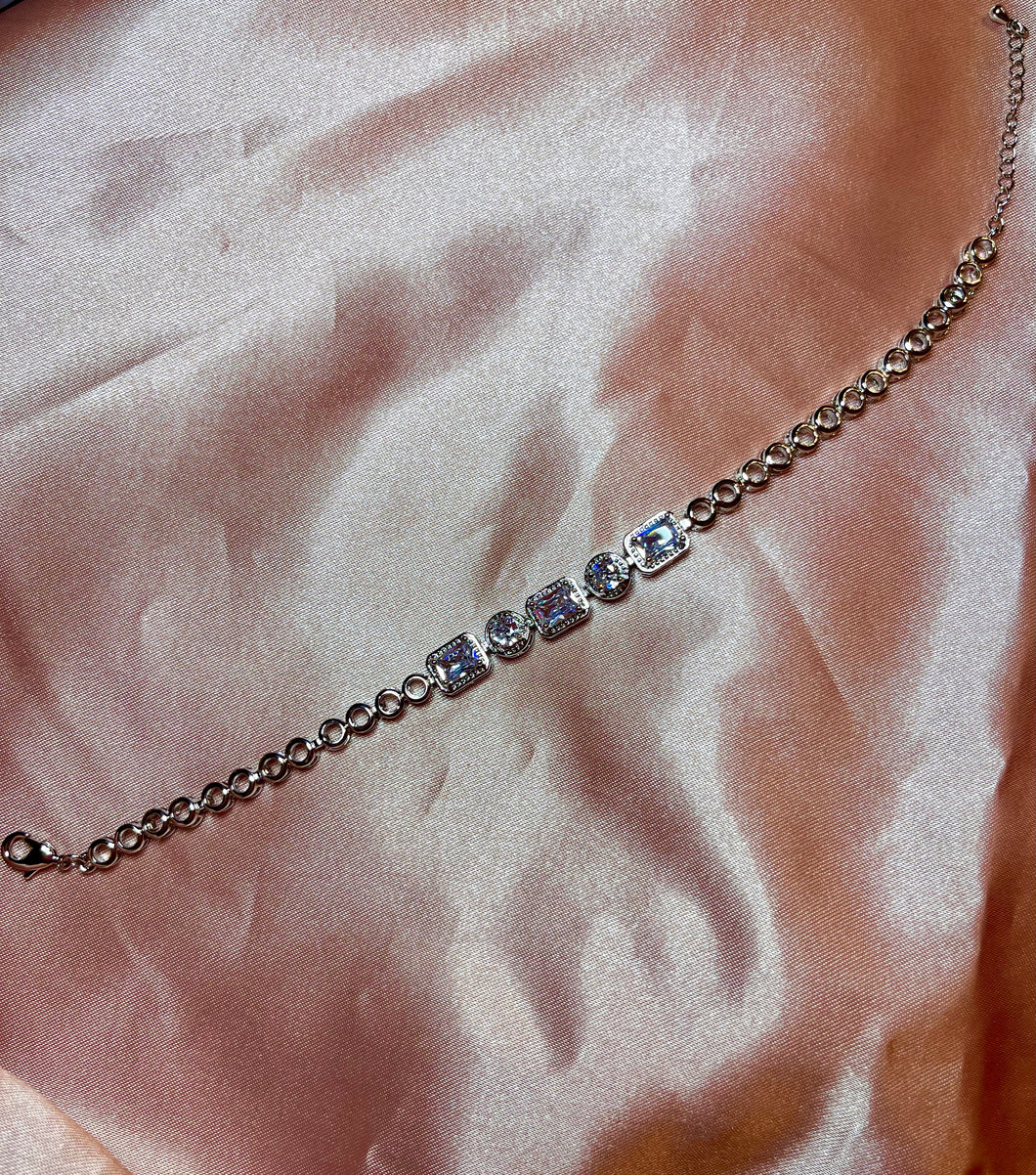 Diamond Square Anklet