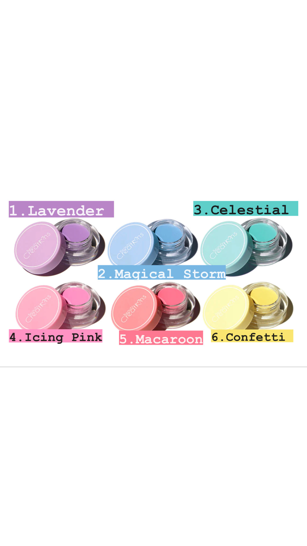 Pastel Gel Pots