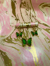 Load image into Gallery viewer, Olive Green Butterfly set
