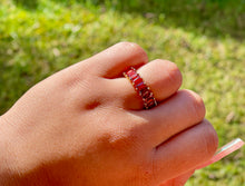 Load image into Gallery viewer, Square Stone Rings
